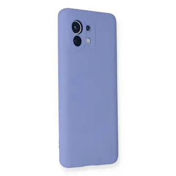 Xiaomi Mi 11 Kılıf Nano İçi Kadife Silikon - Lila