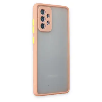 Samsung Galaxy A52 Kılıf Montreal Silikon Kapak - Pembe