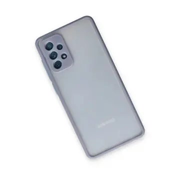 Samsung Galaxy A72 Kılıf Montreal Silikon Kapak - Gri