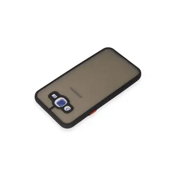 Samsung Galaxy J7 Kılıf Montreal Silikon Kapak - Siyah