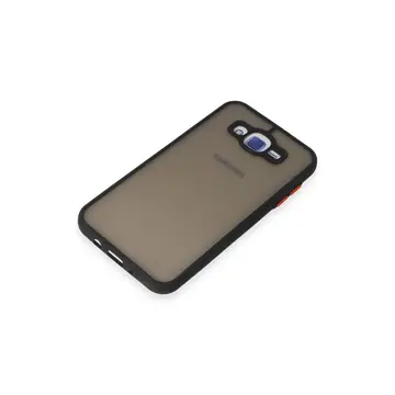 Samsung Galaxy J7 Kılıf Montreal Silikon Kapak - Siyah