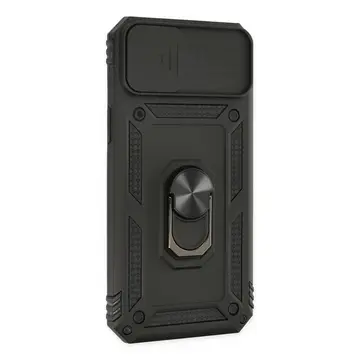 İphone 14 Plus Kılıf Pars Lens Yüzüklü Silikon - Siyah