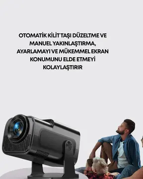 1080P Full HD Çözünürlük ve 4K Destekli Projektör