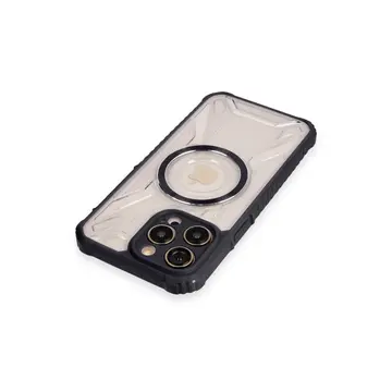 İphone 12 Pro Max Kılıf Prag Magneticsafe Kapak - Siyah