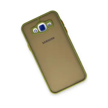 Samsung Galaxy J7 Kılıf Montreal Silikon Kapak - Açık Yeşil