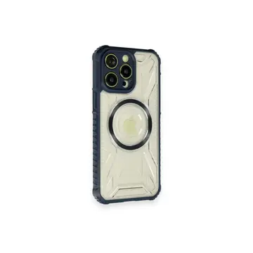 İphone 12 Pro Max Kılıf Prag Magneticsafe Kapak - Lacivert