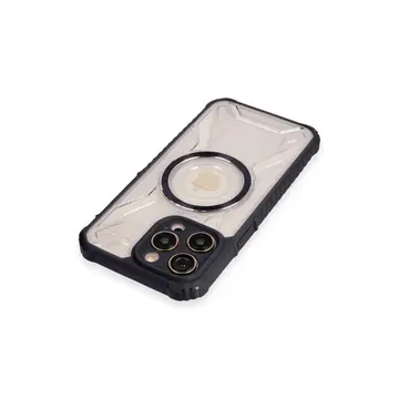 İphone 13 Pro Kılıf Prag Magneticsafe Kapak - Siyah