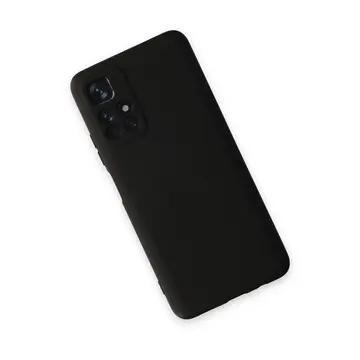 Xiaomi Redmi Note 11t Kılıf Nano İçi Kadife Silikon - Siyah