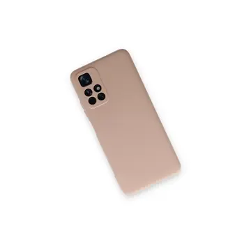 Xiaomi Redmi Note 11t Kılıf Nano İçi Kadife Silikon - Pudra