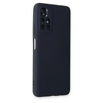 Xiaomi Redmi Note 11t Kılıf Nano İçi Kadife Silikon - Lacivert