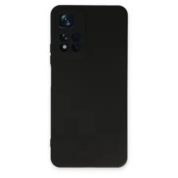 Xiaomi Redmi Note 11 Pro Plus 5g Kılıf Nano İçi Kadife Silikon - Siyah