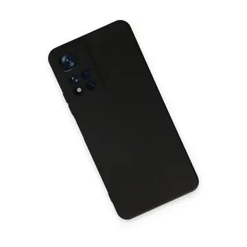 Xiaomi Redmi Note 11 Pro Plus 5g Kılıf Nano İçi Kadife Silikon - Siyah