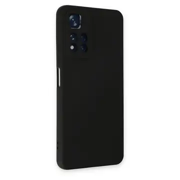 Xiaomi Redmi Note 11 Pro Plus 5g Kılıf Nano İçi Kadife Silikon - Siyah