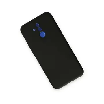 Huawei Mate 20 Lite Kılıf Nano İçi Kadife Silikon - Siyah