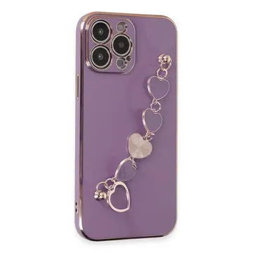 İphone 14 Pro Kılıf Esila Silikon - Mor