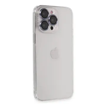 İphone 13 Pro Kılıf Luko Lens Silikon - Sierra Blue