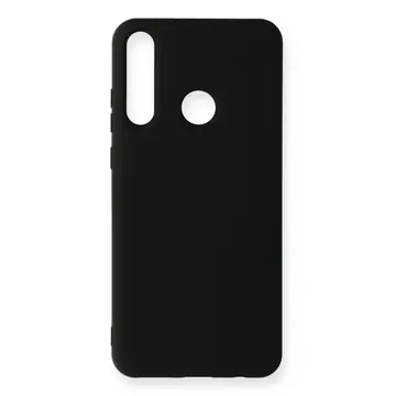Huawei Y6p Kılıf Nano İçi Kadife Silikon - Siyah
