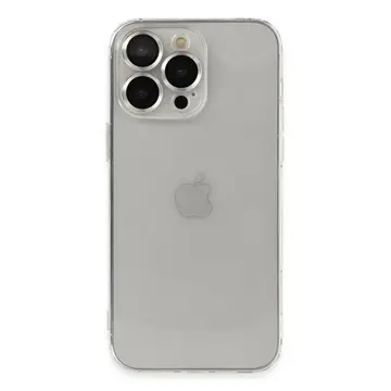 İphone 13 Pro Max Kılıf Luko Lens Silikon - Gümüş