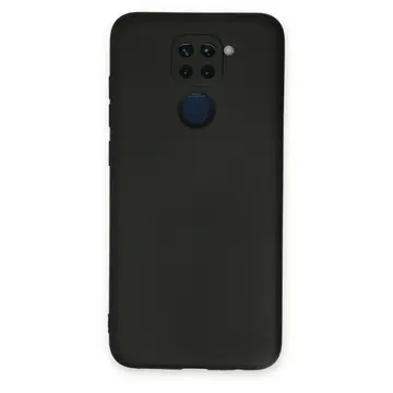 Xiaomi Redmi Note 9 Kılıf Nano İçi Kadife Silikon - Siyah