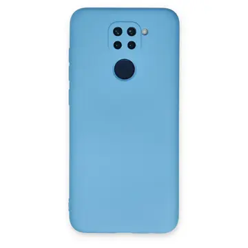 Xiaomi Redmi Note 9 Kılıf Nano İçi Kadife Silikon - Mavi