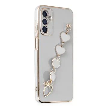 Samsung Galaxy A14 4g Kılıf Esila Silikon - Beyaz