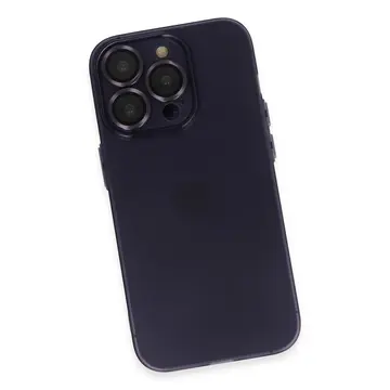 İphone 14 Pro Max Kılıf Luko Lens Silikon - Siyah