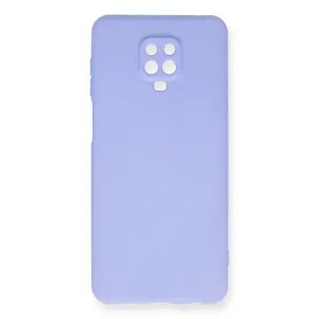 Xiaomi Redmi Note 9 Pro Kılıf Nano İçi Kadife Silikon - Lila