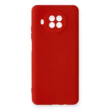 Xiaomi Mi 10t Lite Kılıf Nano İçi Kadife Silikon - Kırmızı