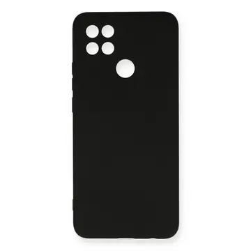 Oppo A15 Kılıf Nano İçi Kadife Silikon - Siyah