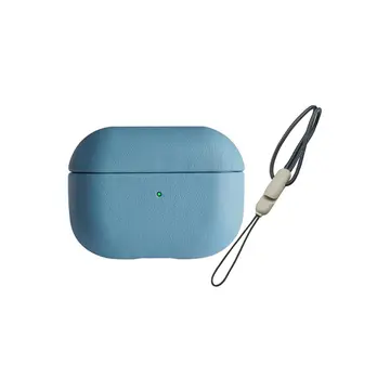 Airpods 3 (3.nesil) 405 Deri Kılıf - Sierra Blue