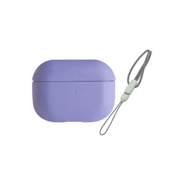Airpods 3 (3.nesil) 405 Deri Kılıf - Lila