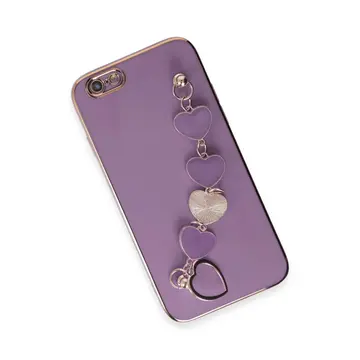 İphone 6 Kılıf Esila Silikon - Mor