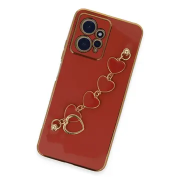 Xiaomi Redmi Note 12 4g Kılıf Esila Silikon - Kırmızı