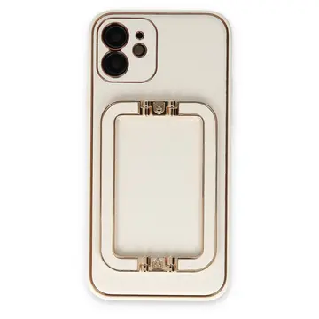 İphone 12 Kılıf Coco Elit Kapak - Beyaz