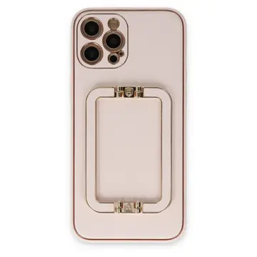 İphone 12 Pro Kılıf Coco Elit Kapak - Pudra