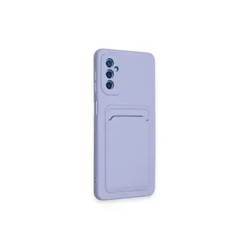 Samsung Galaxy A14 4g Kılıf Kelvin Kartvizitli Silikon - Lila