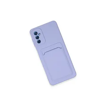 Samsung Galaxy A14 4g Kılıf Kelvin Kartvizitli Silikon - Lila