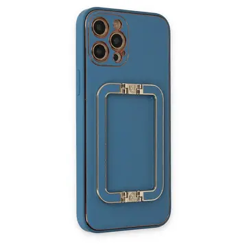 İphone 12 Pro Max Kılıf Coco Elit Kapak - Mavi
