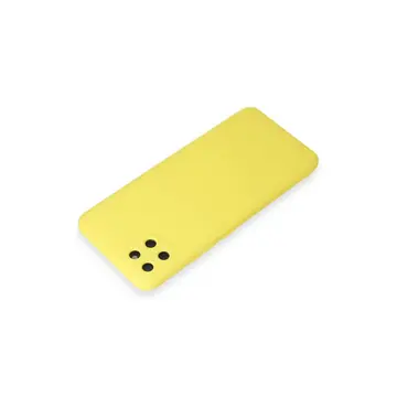 Realme C11 Kılıf Nano İçi Kadife Silikon - Sarı