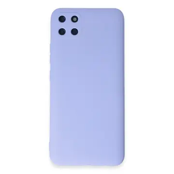 Realme C11 Kılıf Nano İçi Kadife Silikon - Lila
