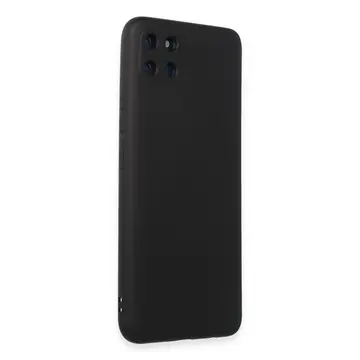 Realme C11 Kılıf Nano İçi Kadife Silikon - Siyah