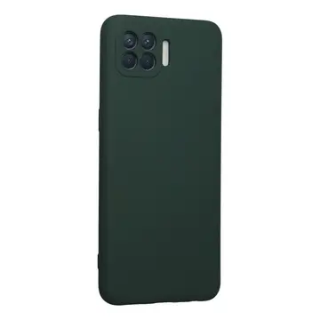Oppo Reno 4 Lite Kılıf Nano İçi Kadife Silikon - Koyu Yeşil