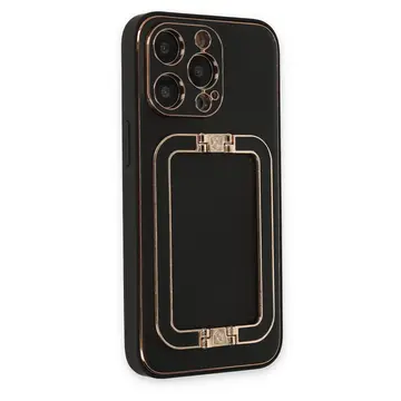 İphone 13 Pro Max Kılıf Coco Elit Kapak - Siyah