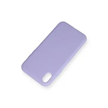 İphone Xr Kılıf Nano İçi Kadife Silikon - Lila