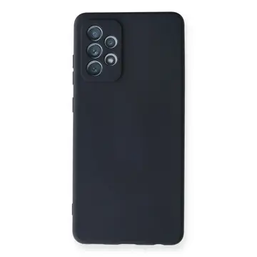 Samsung Galaxy A72 Kılıf Nano İçi Kadife Silikon - Lacivert