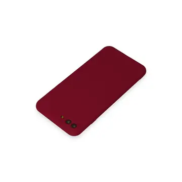 İphone 7 Plus Kılıf First Silikon - Bordo