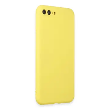 İphone 7 Plus Kılıf First Silikon - Sarı