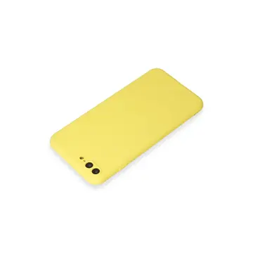 İphone 7 Plus Kılıf First Silikon - Sarı