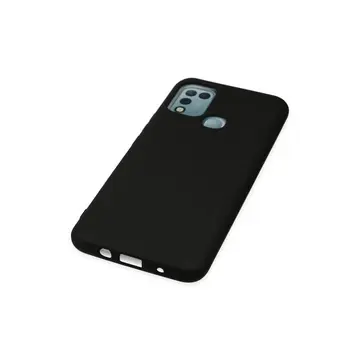 İnfinix Hot 10 Play Kılıf Nano İçi Kadife Silikon - Siyah