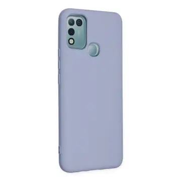 İnfinix Hot 10 Play Kılıf Nano İçi Kadife Silikon - Lila